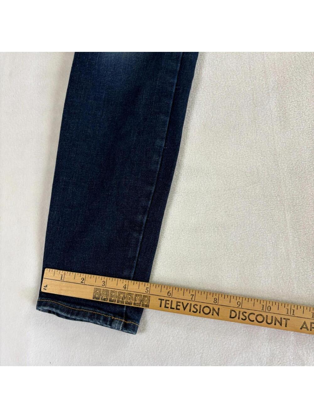 Lucky Brand Uni Fit Skinny Jeans 27x29 Dark Wash Stretch Denim Womens - Picture 3 of 10